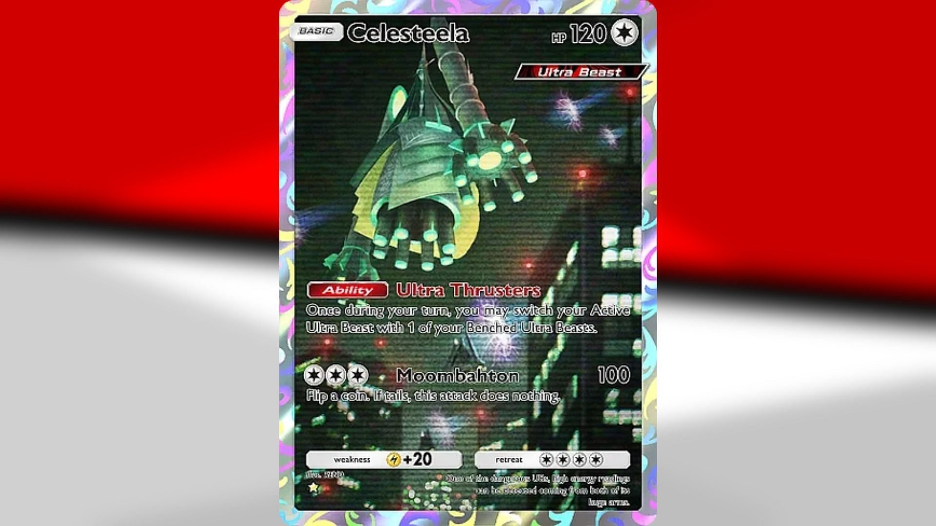 Full art Celesteela in Extradimensional Crisis (Image via TPC)